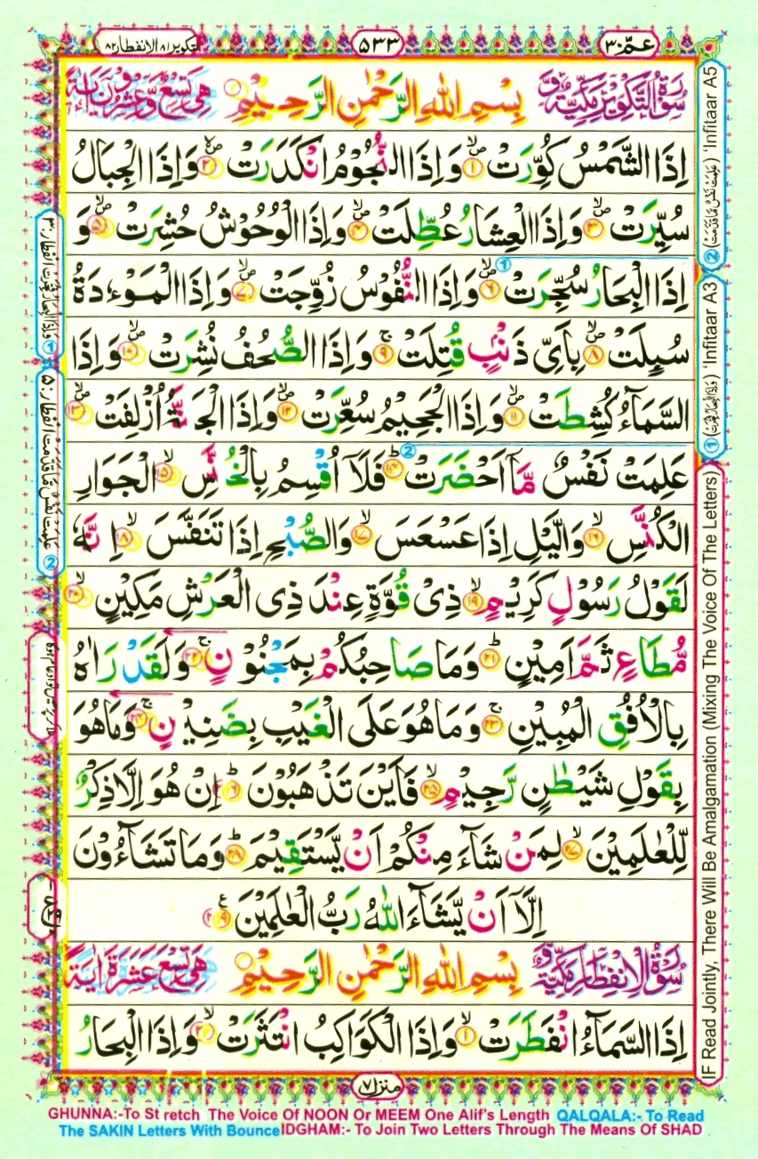 Surahs | E-Online Quran