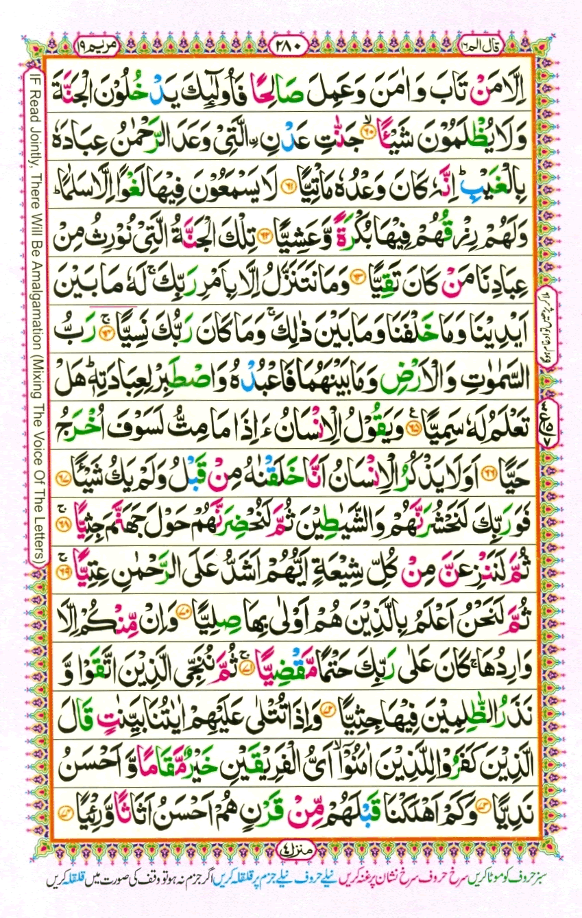 surah maryam location in quran