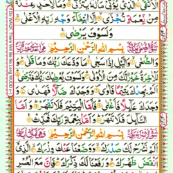 Surah Ad Duhaa 93, Surah  Ash Sharh 94 Page 542